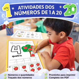 atividades dos números de 1 a 20