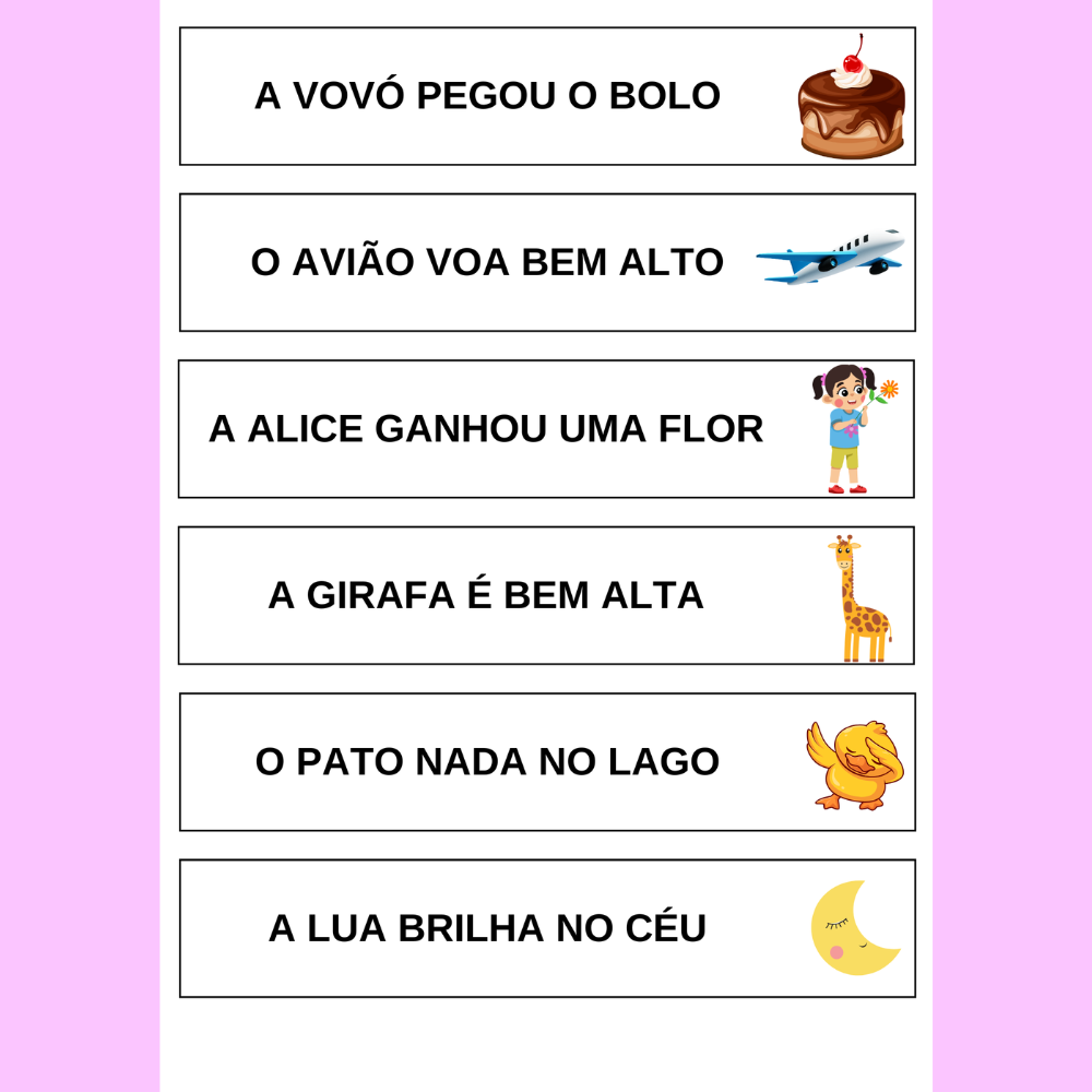 fichas de leitura