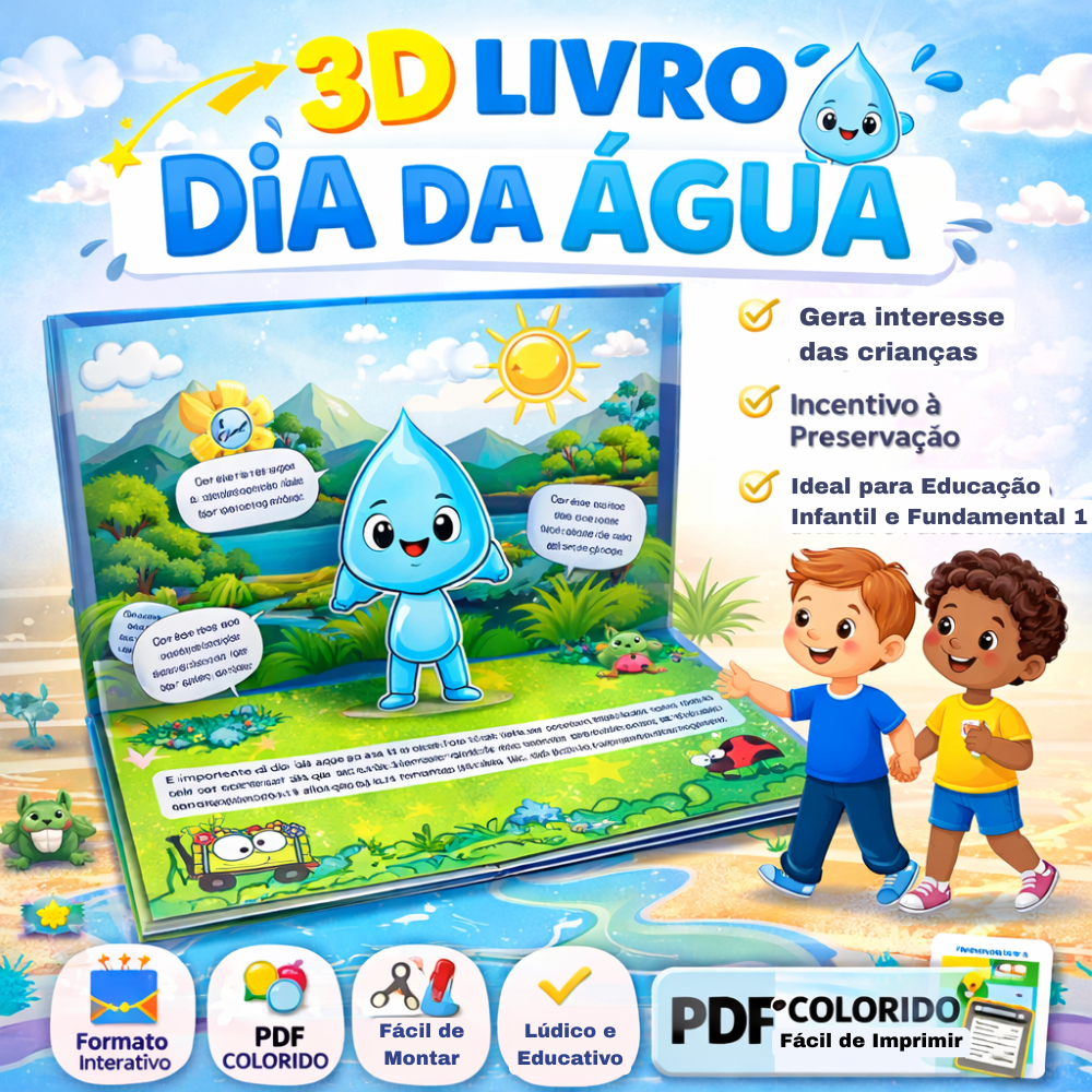 livro 3d dia da água
