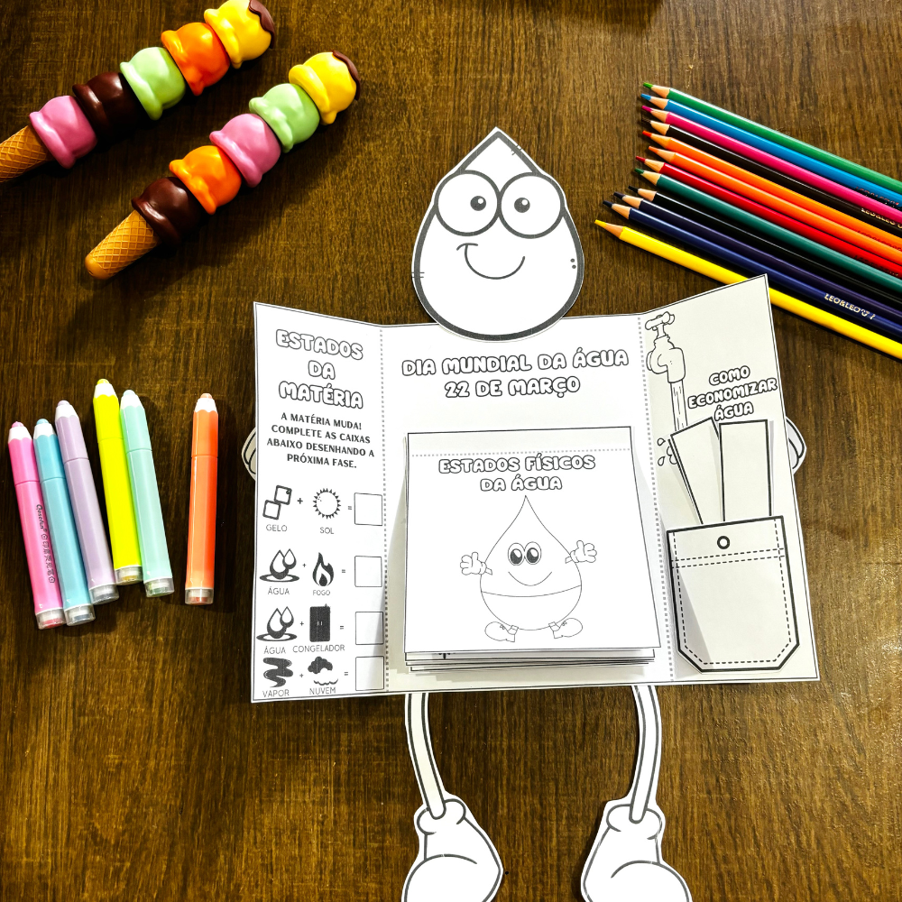 LAPBOOK DIA DA ÁGUA