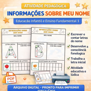 PRIMEIRA LETRA DO NOME - INFORMAÇÕES SOBRE MEU NOME