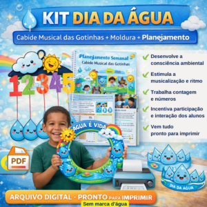 kit dia da água completo com planejamento