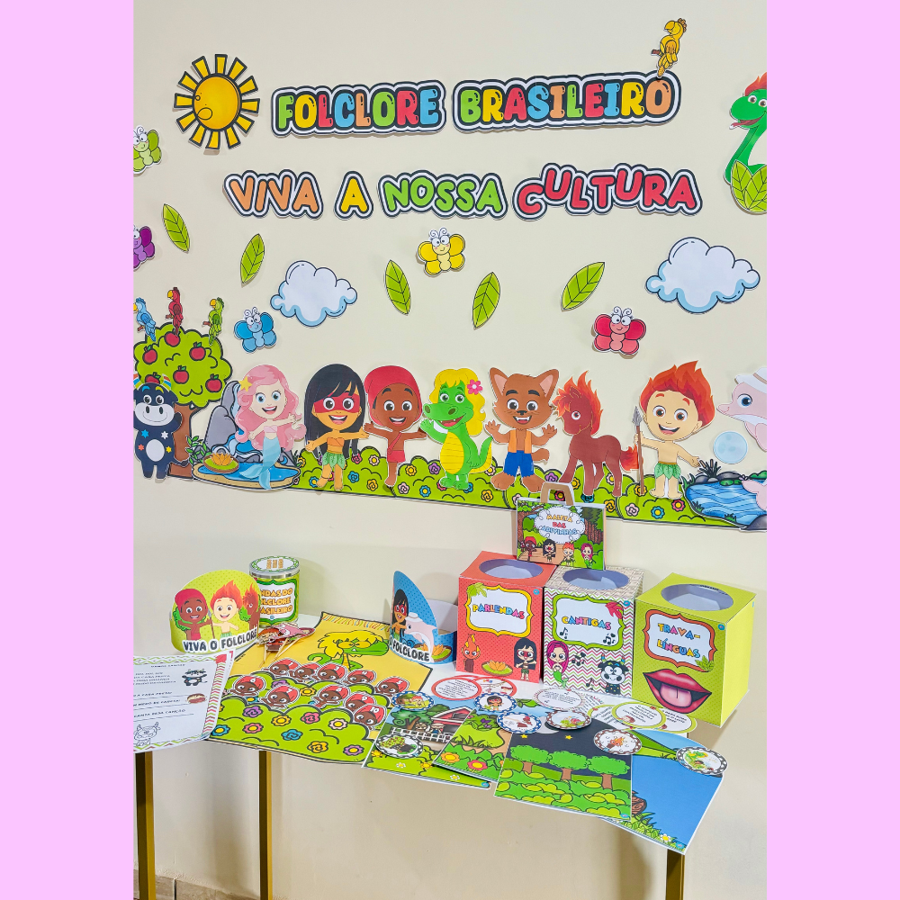 kit folclore completo com painel