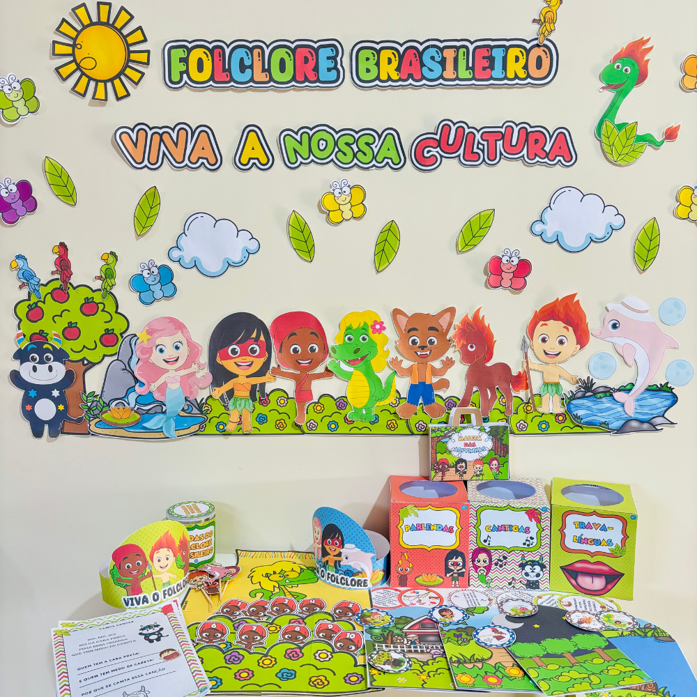 kit folclore completo com painel