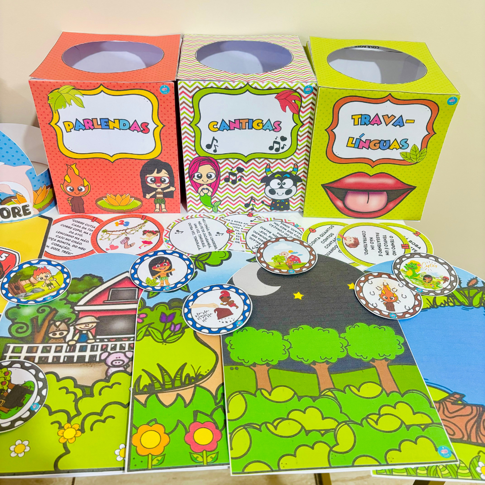 kit folclore completo com painel