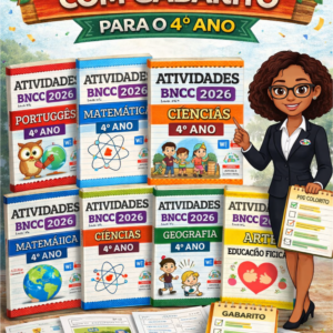 420 ATIVIDADES DO 4º ANO TODAS AS DISCIPLINAS