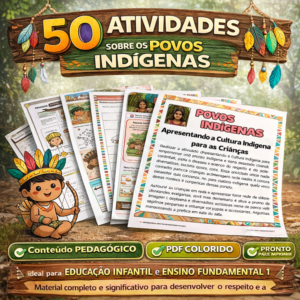 50 atividades dos povos indigenas